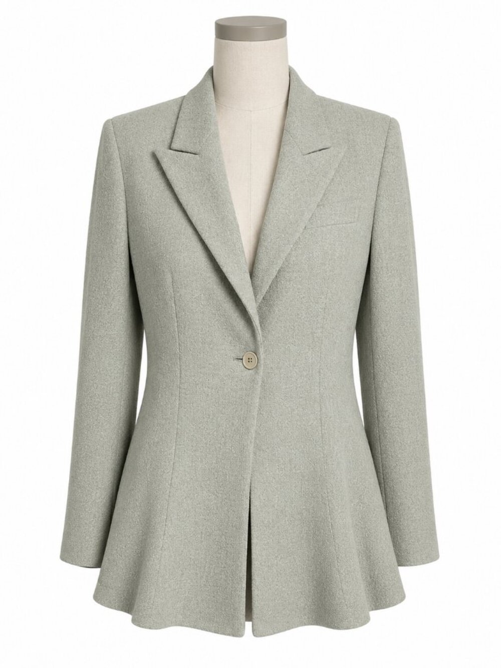 Emporio Armani Women's Green and Grey Jacket